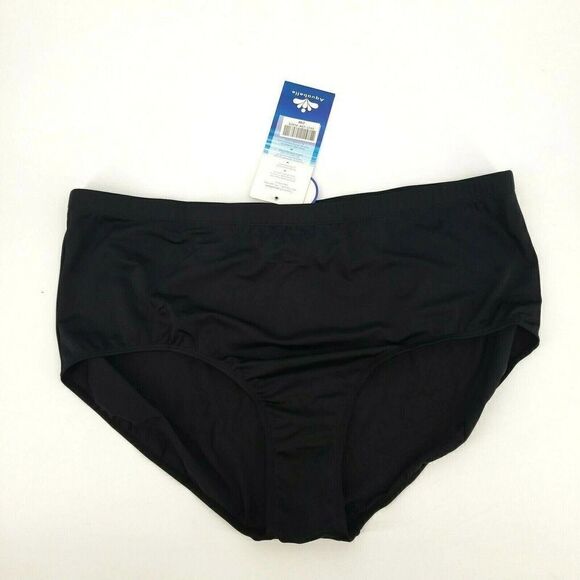 Swimsuits For All Solid  Black Swim Bottoms - Picture 8 of 9